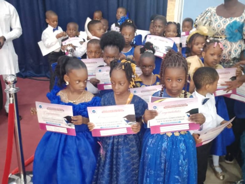 Graduates at IVIS graduation and prize-giving day
